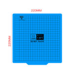 220x220mm Heat Bed Platform Sticker, Flexible Magnetic Two Layer Hot Bed Build Surface Tape - Image 2