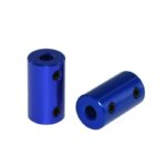 Blue/Black Aluminum Alloy Coupling 5x8MM for 3D Printers and CNC Machines - Image 3