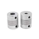 Aluminum Flexible Coupling Coupler Helical Shaft 5mm x 8mm - Image 3