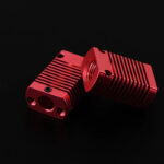 CR8 CR10 All-Metal Radiator Heat Sink (Red) for E3D V6 CREALITY CR-10 CR-10s 3D Printer - Image 2