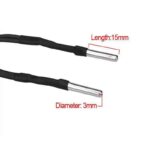 High Temperature HT-NTC 100K Thermistor with 1 Meter Cable - Image 3