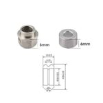 Big POM Wheel Kit for V-Slotted Aluminum Extrusion Openbuilds V-Slot Rail OX CNC (Set of 2) - Image 2