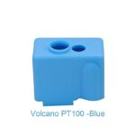 Volcano PT100 Silicone Sock Cover Case Protective for Volcano Heated Block Hotend (Blue Color)